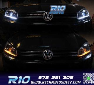 FAROS VOLKSWAGEN VW GOLF 6 08-13 LOOK SILVER GOLF 7 DINAMICO