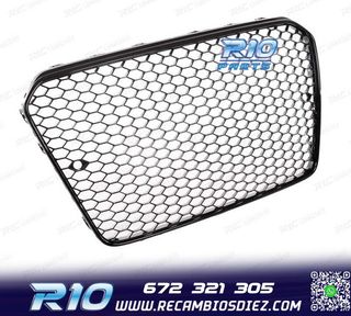PARRILLA AUDI A5 12-16 LOOK RS5 NEGRO BRILLO