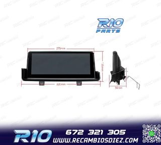 RADIO GPS ANDROID 14 BMW E90 E91 E92 E93 08-12 SIN PANTALLA
