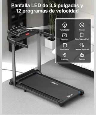 Cinta de correr plegable