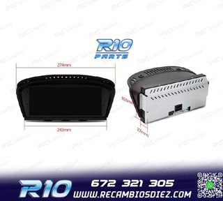 RADIO GPS ANDROID 14 BMW SERIE 3 E90 E91 E92 E93 SERIE 5 E60
