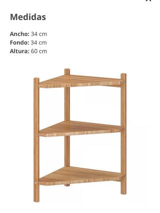 Estanterías Bambú IKEA RÅGRUN Baño + Accesorios