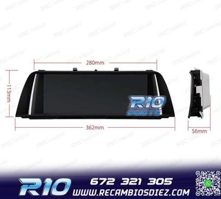 RADIO GPS ANDROID 12 BMW F10 F11 10-13 CIC