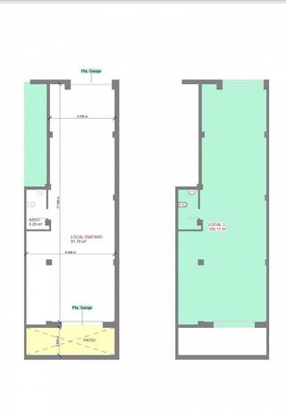 Nave industrial en alquiler en En Corts en Valencia
