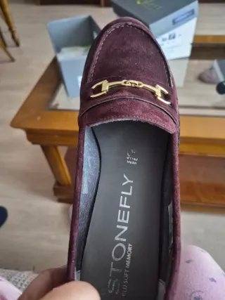 Mocasines Stonefly Talla 41 Burdeos