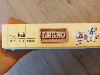 Puzzle Alfabeto Legno Vintage Educativo