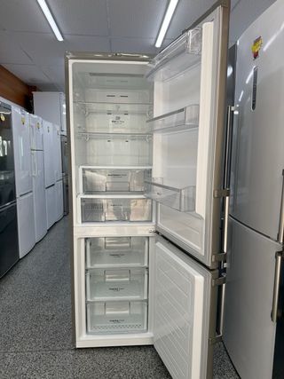 Nevera LG combi acero inoxidable