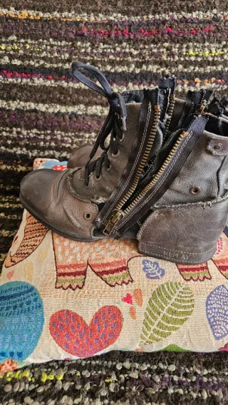 Botines Replay Hombre Marrón/Gris