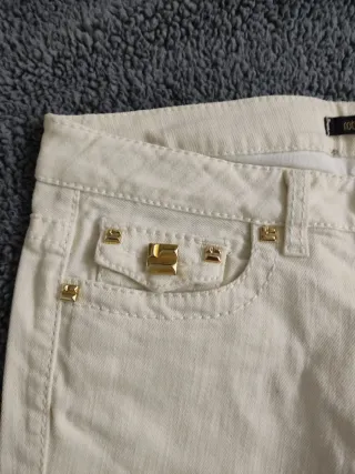 Pantaloni Roberto Cavalli Donna Bianchi