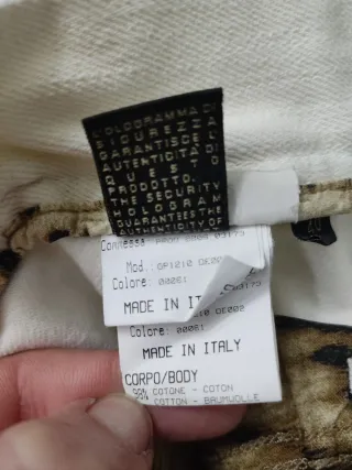 Pantaloni Roberto Cavalli Donna Bianchi