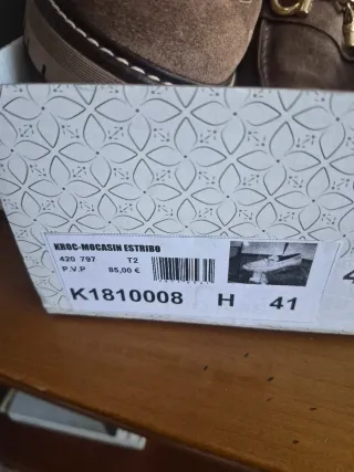 Mocasines Roberta Celli Marrones y Dorados
