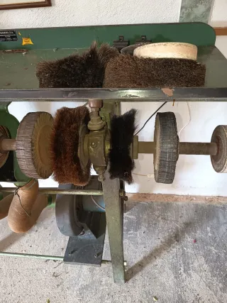 Maquina finisaje, reparación zapatero