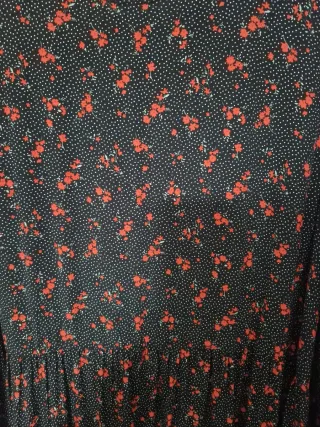 Vestido midi estampado floral