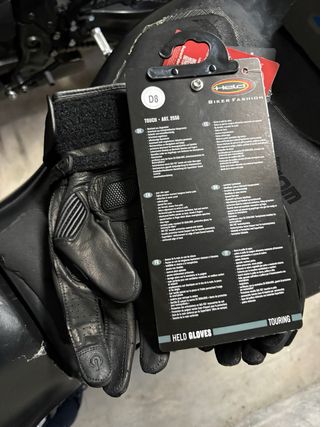 Guantes Moto Held Cuero Talla 8D