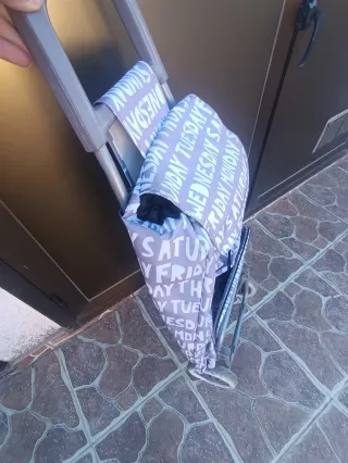 Carro compra pequeño,2 ruedas