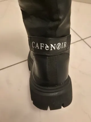 Stivali anfibi neri Cafe Noir
