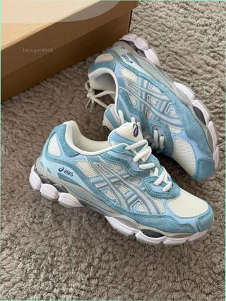 asics gel nyc bleu clair 38