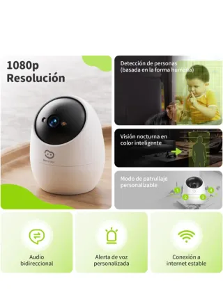Cámara Seguridad Interior Beans View 1080p
