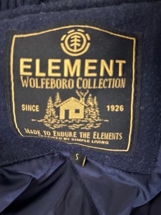 Chaqueta Element Talla S Azul