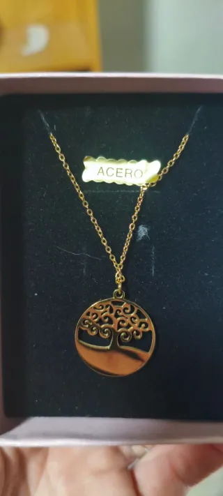 Colgante Árbol de la Vida Dorado