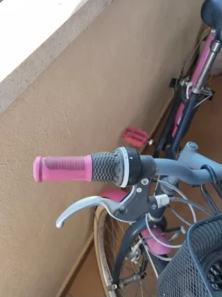 Bicicleta niña con ruedines
