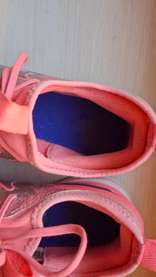 Botas fútbol Vinicius Nike rosa T.36