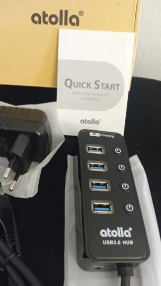 Hub USB 3.0 ATOLLA con interruptores individuales