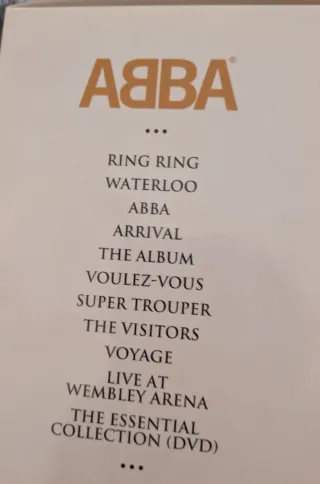 Colección CDs de estudio Abba