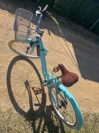 Bicicleta paseo niña azul