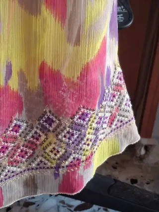 Blusa donna fantasia multicolor