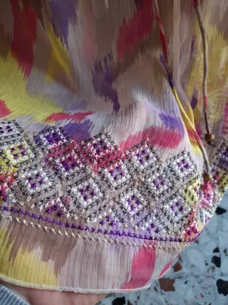 Blusa donna fantasia multicolor