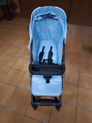 Silla de paseo bebé azul