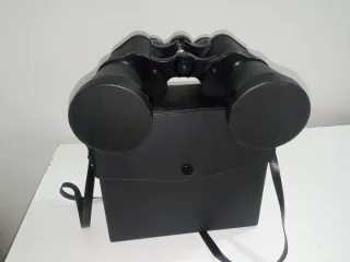 Prismáticos negros Super Zennith (Japón) con funda