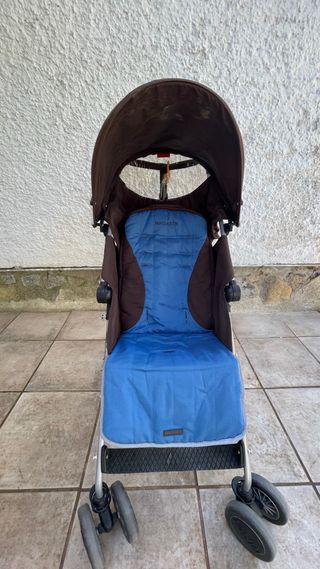 Silla de paseo Maclaren marrón y azul