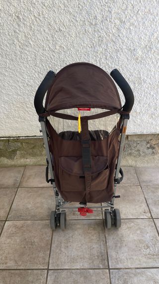 Silla de paseo Maclaren marrón y azul