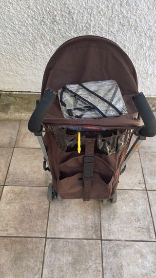 Silla de paseo Maclaren marrón y azul
