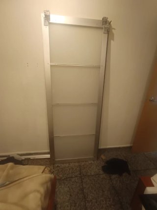 Puertas correderas PAX IKEA de cristal y aluminio