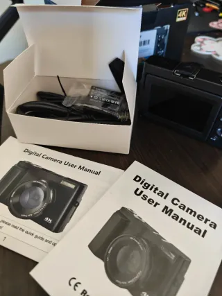 Cámara Digital Laonipiy 4K Negra