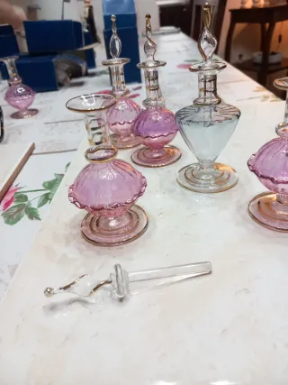 Bottiglie Murano Vetro Soffiato