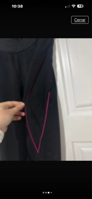 Mallas térmicas negras con detalles rosas