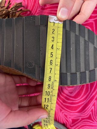 Botin cowboy con flecos T 38