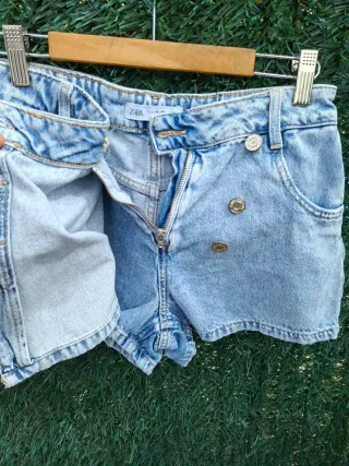 Falda pantalón vaquera Zara 11-12 años