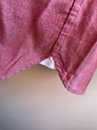 Camisa Mango Roja Talla M