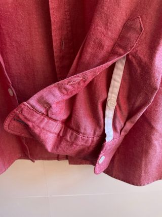 Camisa Mango Roja Talla M