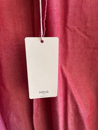 Camisa Mango Roja Talla M