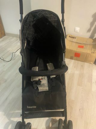 Silla de Paseo KikkaBoo Beetle Gris