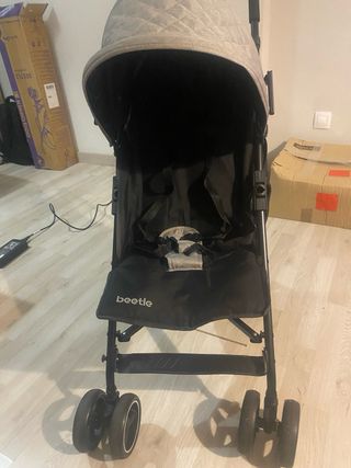 Silla de Paseo KikkaBoo Beetle Gris