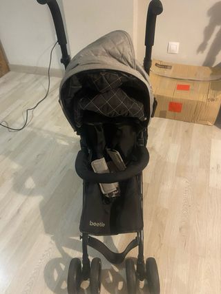 Silla de Paseo KikkaBoo Beetle Gris