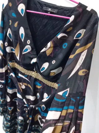 Vestito Elisabetta Franchi fantasia floreale M