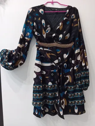 Vestito Elisabetta Franchi fantasia floreale M